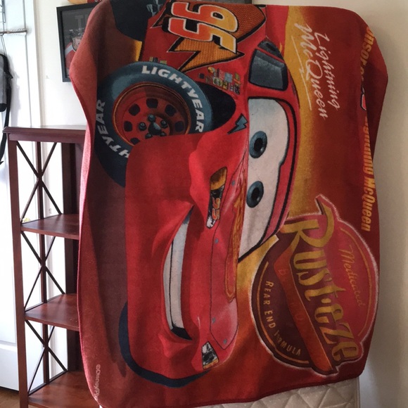 Other - Lightning McQueen Disney cars polar fleece throw